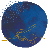 Hand Create Sticker by infodesignerin