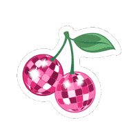 Disco Cherry Sticker by BELSANA