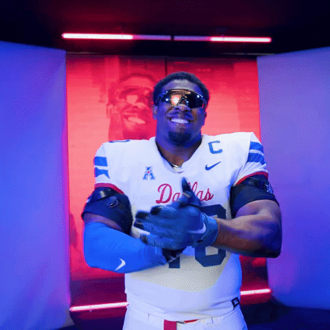 Lets Go Win GIF by SMU Football