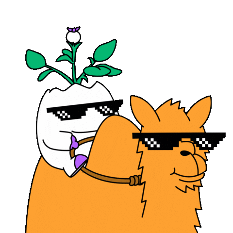 Wednesday Morning Chill Sticker by Magic Eden