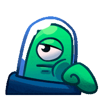 coffeenauts game alien bored indie Sticker