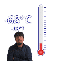 Negative Ninety Degrees Sticker