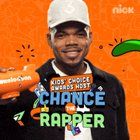Happy Chance The Rapper GIF by Kids' Choice Awards