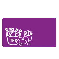 TKKinc taiwan fastfood friedchicken sweetpotato Sticker