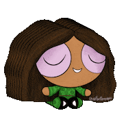 Meditating Powerpuff Girls Sticker