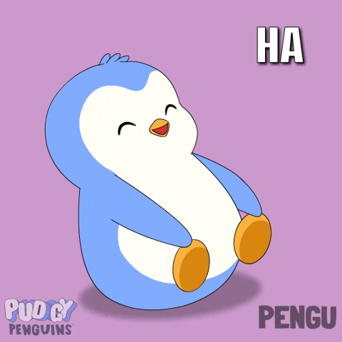 Cracking Up Lol GIF by Pudgy Penguins