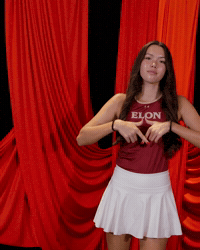 Elon Womens Tennis GIF by Elon Phoenix