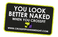crossfitpushinweight gym crossfitpushinweight Sticker