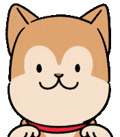 Happy Shiba Inu Sticker by Ai and Aiko