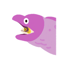 Marine Life Wow Sticker by pikaole