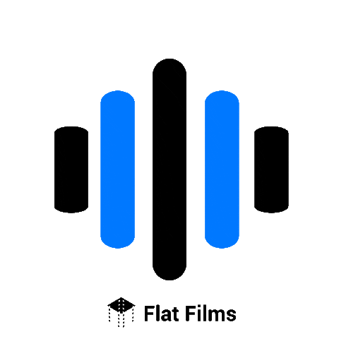 FlatFilms wave sound soundwave waveform Sticker