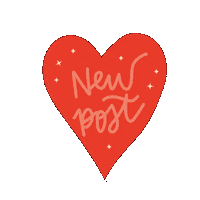 Heart Post Sticker by chenzi