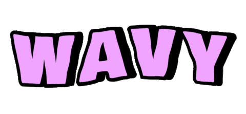 Pink Wave Sticker