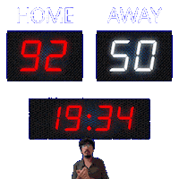 50 Away Sticker
