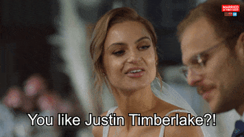 Justin Timberlake Reaction GIF by Married At First Sight