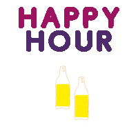 Happy Hour Sticker by Grupo Linkcom