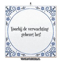 Moment Nieuw Sticker by Tegelspreuken.nl