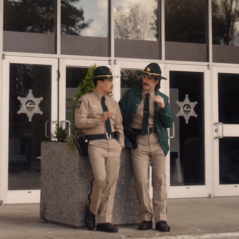 Randall Park Police GIF by Amazon Prime Video
