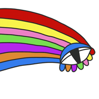 Mardi Gras Summer Sticker by Jeff McCann