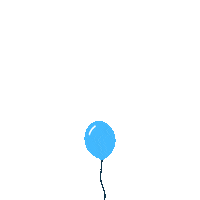 LilianOfficeSupport ballon blauw zweven lilianofficesupport Sticker