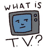 notmanywords tv netflix television watch Sticker