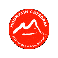 EscuelaMountain snow mountain ski snowboard Sticker