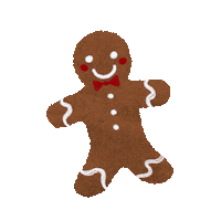 Gingerbread Man Food Sticker