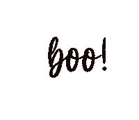 Halloween Boo Sticker