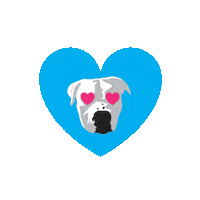 onetailatatimechicago love valentines heart eyes hearteyes Sticker