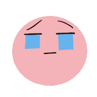 sad cry Sticker