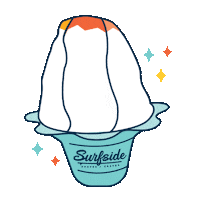 surfsideshaves flavor hawaiian surfside shavedice Sticker