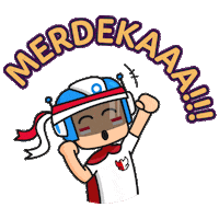 Independence Day Indonesia Sticker by Qlue Smart City