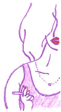woman smoking GIF by figgtseich