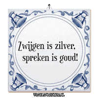 Nl Reflectie Sticker by Tegelspreuken.nl