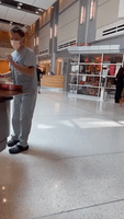 Utah Health Worker Performs Impromptu Ballet Routine in Hospital Lobby