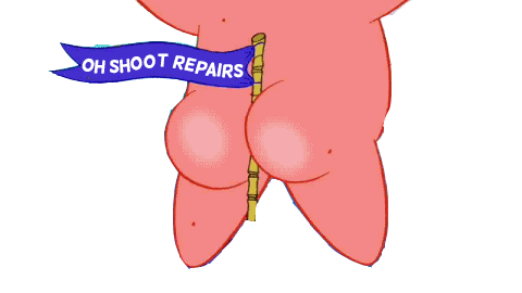 patrick ohshoot Sticker by Oh Shoot Repairs