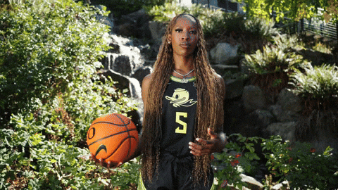 Womens Basketball Oregon GIF by GoDucks