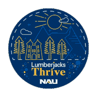 Northern Arizona University College Sticker by NAUADV
