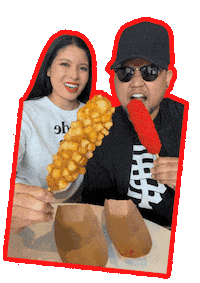 Korean Corn Dog Sticker by Hypefoodies