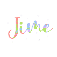 Colors Lettering Sticker