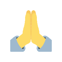 excited clap Sticker