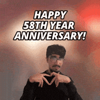58 Year Anniversary GIF