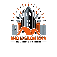 rhoepsiloniota rei rho fraternity life real estate professionals Sticker