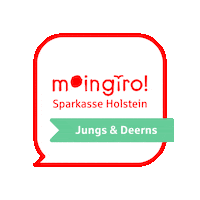 sparkasseholstein sparkasse sparkasse holstein moingiro jungs und deerns Sticker