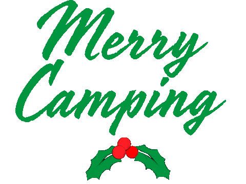 Camping Merry Christmas Sticker by _wecg