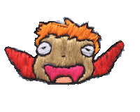 Ghibli Embroidery Sticker