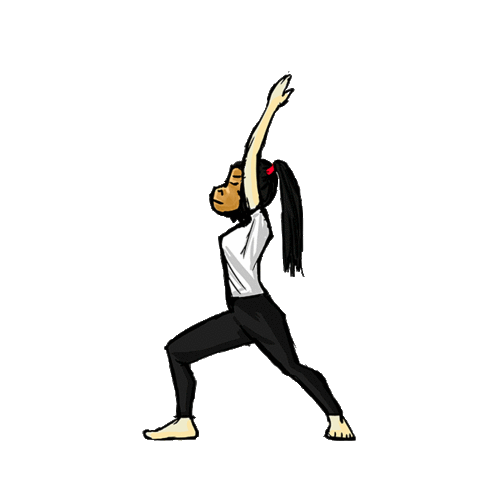 yoga Sticker by popaisnack