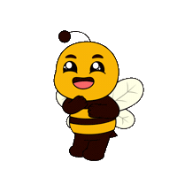 Happy Lets Go Sticker by Plan Bee Studios