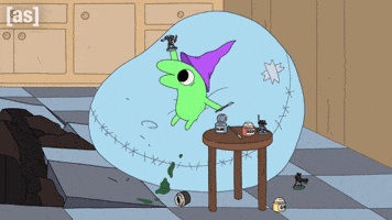 Talking Freak Out GIF by Adult Swim