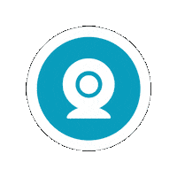 Caching Light Blue Sticker by Geocaching HQ